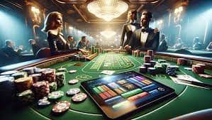 Layar permainan Speed Roulette oxibet88 dengan roda roulette langsung